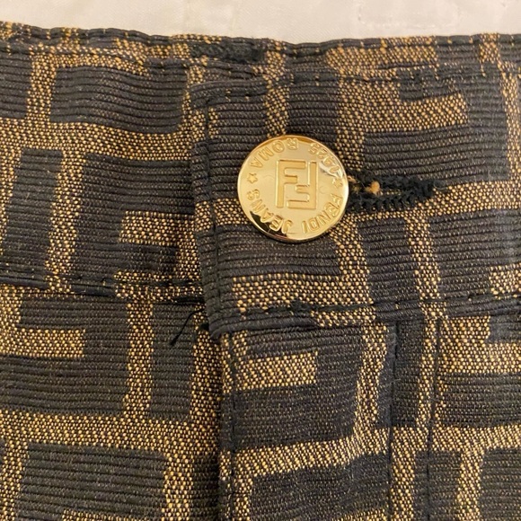 Vintage Fendi Zucca Skirt Size IT 44 - Picture 2 of 10